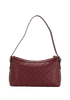 Medium GG Emblem Shoulder Bag, &pound;850, Handbags, Burgundy, Leather, Back view